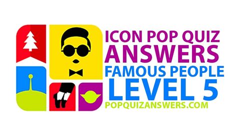 Icon Pop Quiz Answers Famous People Level 5 Answers For Iphone Ipad