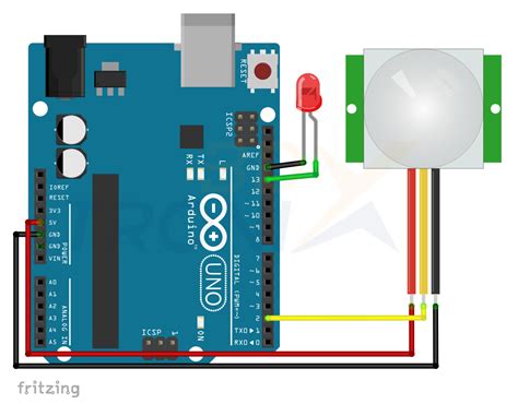 Sensor Pir Dengan Arduino Bdxtronix