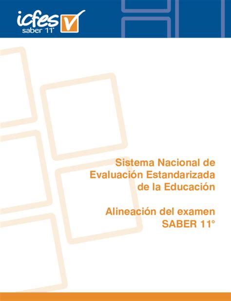 Pdf Sistema Nacional De Evaluación Estandarizada De La Educación