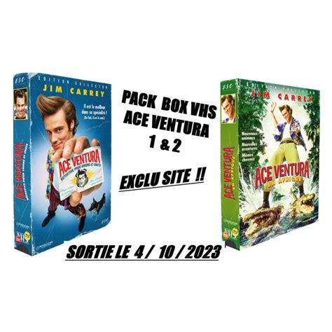 Pack Box Vhs Ace Ventura 1 And 2