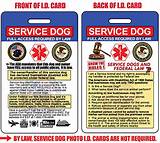 Printable Service Dog Id Cards Pictures