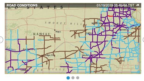 Kansas City Road Conditions Map World Map