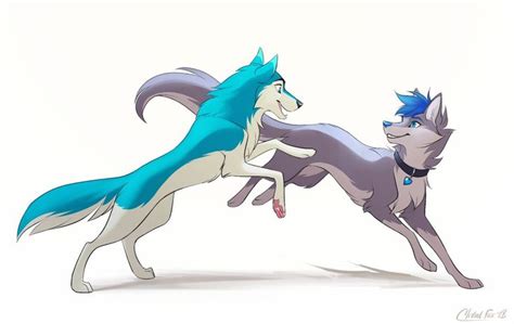Cm Frosty And Silverwolf By Mistrel Fox On Deviantart Anime Wolf