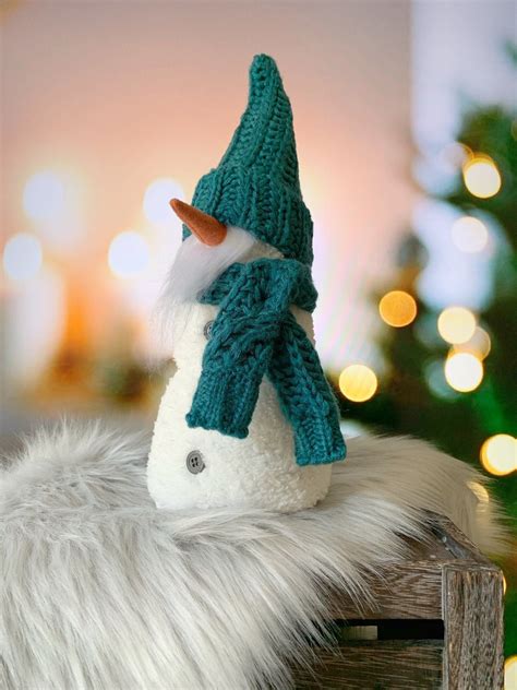 Snowman Gnome Christmas Gnome Etsy Christmas Gnome Winter Holiday