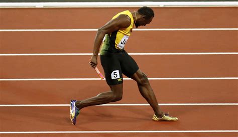 Las 24 Fotos De La Lesión De Usain Bolt El Día De Su Retiro Infobae