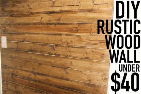 I was completely inspired by the accent wall liz over at within the grove created and just knew i had to give it a whirl. DIY Rustic Wood Wall Under $40 - YouTube