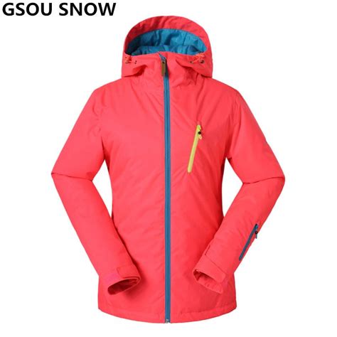 Gsou Snow Professional Skiing Jacket Women Outdoor Ski Jacket