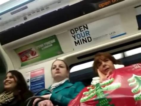 girls watching guys crotch bulge on train funnny experiement vidéo dailymotion