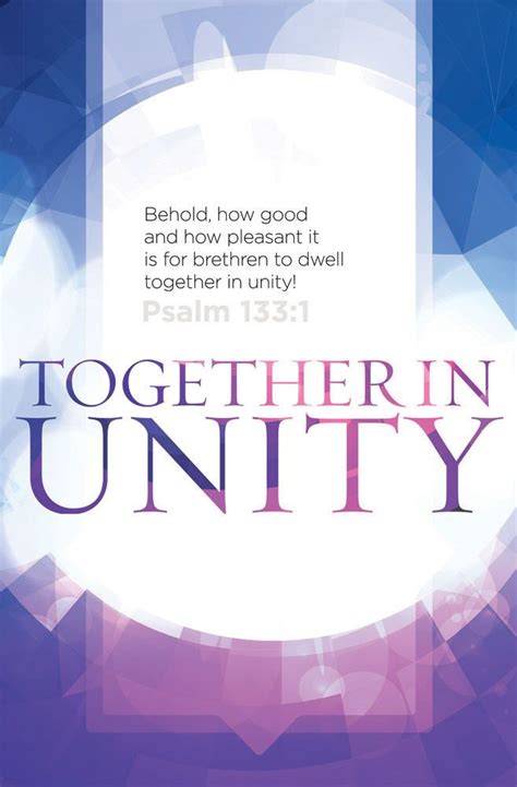 Church Bulletin 11 Inspirational Praise Black History Unity