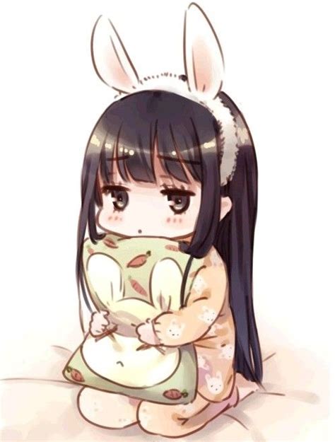 Cute Anime Bunny Girl Chibi