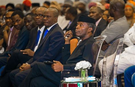 Photos Osinbajo Holds Town Hall Meeting With Us Based Nigerians