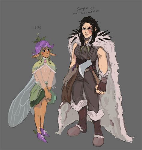 Fairy And Barbarian By Virgilsoap On Deviantart
