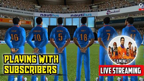 Real Cricket™ 20 Multiplayer Live Streaming Youtube