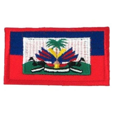 This is a list of flags used in haiti. Haiti Flag (Iron On) -6 left Embroidered Patch by E ...