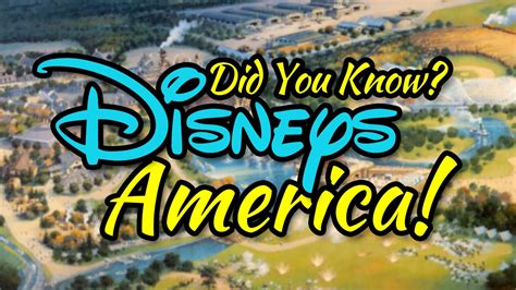 Disneys America Did You Know Disney Youtube