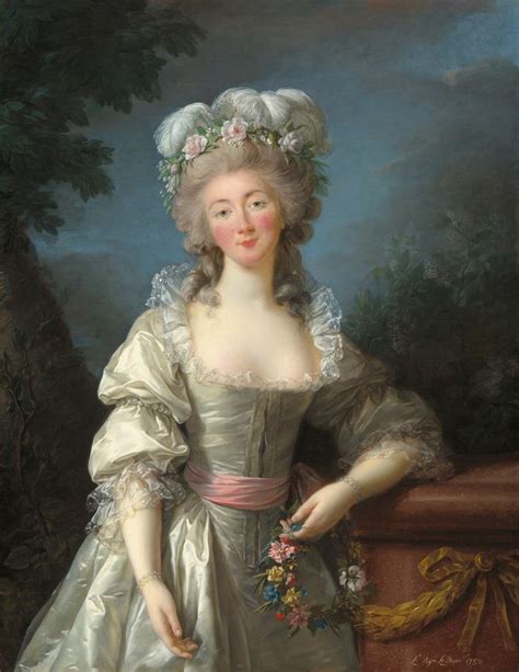 Jeanne B Cu Comtesse Du Barry Par Mme Vig E Lebrun Madame Du