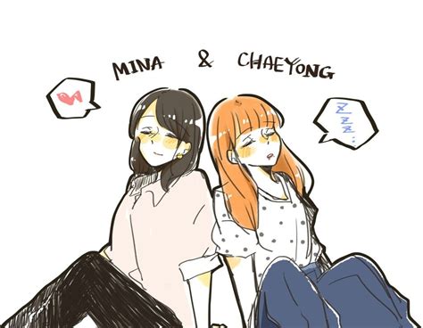 Twice Chaeyoung Mina Michaeng Art Fanart Fanart Desenhos Desenho