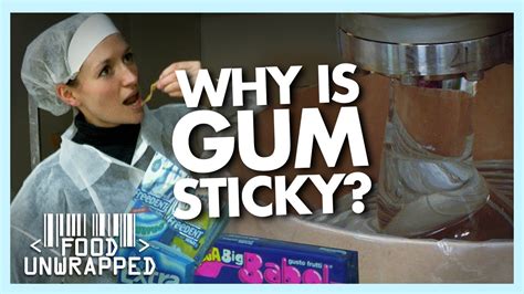 What Makes Chewing Gum Sticky Food Unwrapped Youtube