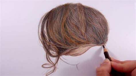 Coloring Hair With Colored Pencils Tutorial