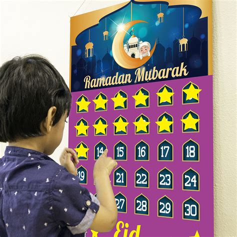 Funnlot Ramadan Decorations Ramadan Calendar Eid Calendar Countdown
