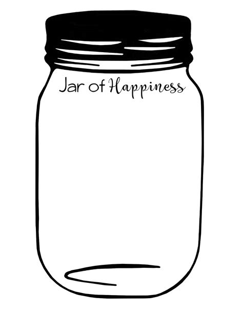 Happiness Jar Printables