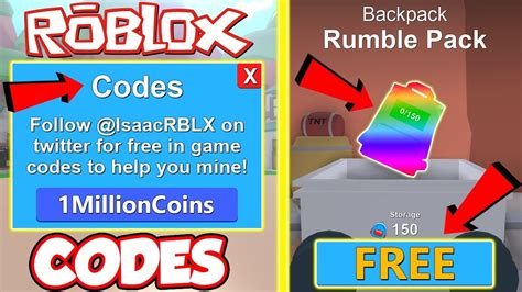 Roblox Promo Codes Robux Wiki Codes Mining Simulator