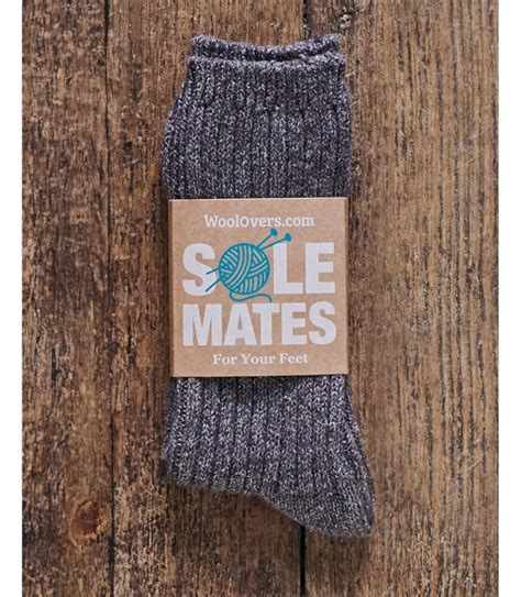 Grey Mole Cotton Rib Socks Woolovers Us
