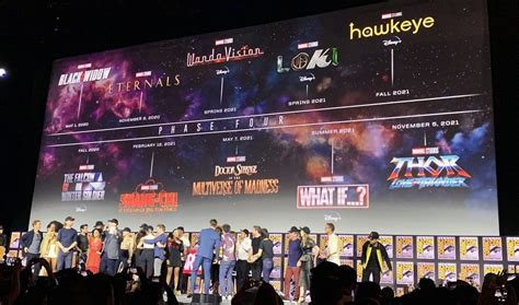 Below you'll find the current release slate for the marvel cinematic universe's phase 4 in film and television. Marvel Studios Unveils Official MCU Phase 4 Lineup For 2020 & 2021, Coming To Theaters And ...