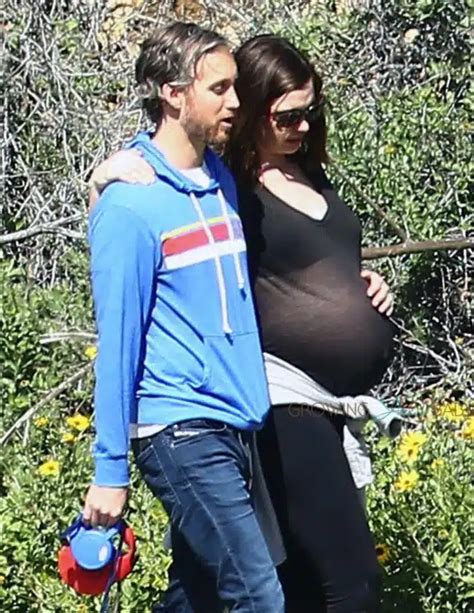 Mom To Be Anne Hathaway Hikes The Hills With Her Husband