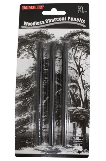 Dongsu Art Woodless Charcoal Pencil Set The Oil Paint Store