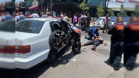 Dos Motociclistas Resultan Heridos Tras Choque Con Auto En Uruapan
