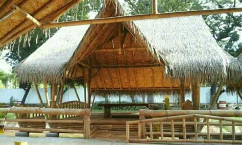 inilah desain rumah makan saung bambu