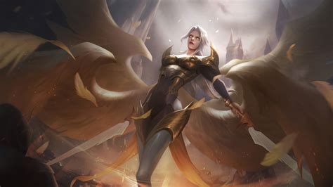 73001 Kayle League Of Legends Art 4k Wallpaper Pc Desktop