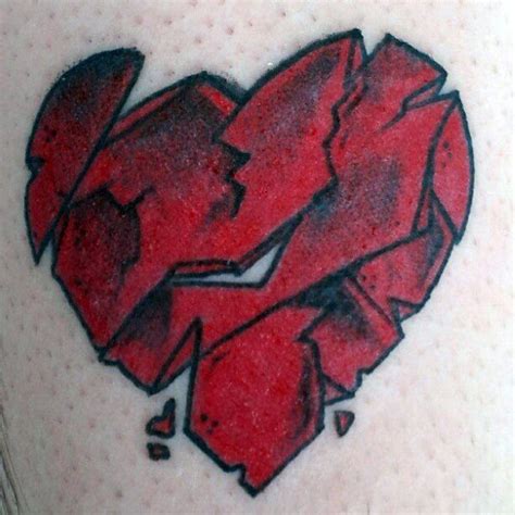 Beat Up Heart Tattoo Best Tattoo Ideas