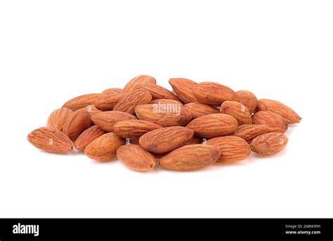 Almond Seed Isolated On The White Background Stock Photo Alamy