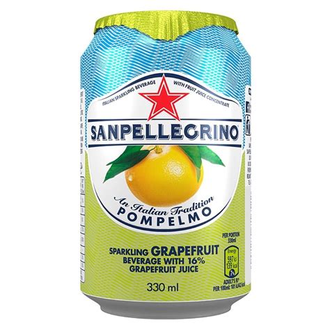San Pellegrino - Grapefruit 11 oz Can 24pk Case - New York Beverage