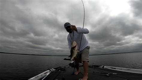Bass Fishing On Rodman Reservoir Youtube