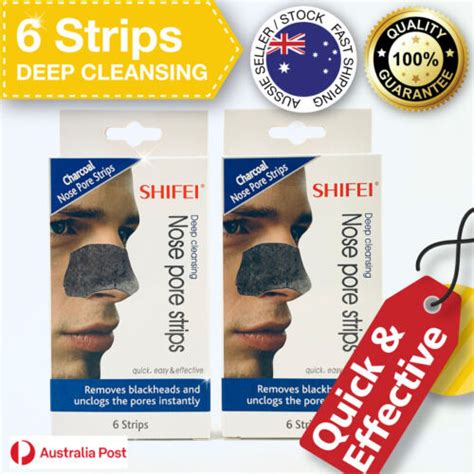 Deep Cleansing Nose Pore Strips Men Removes Blackheads Unclogs Pores 6 Strips Ebay
