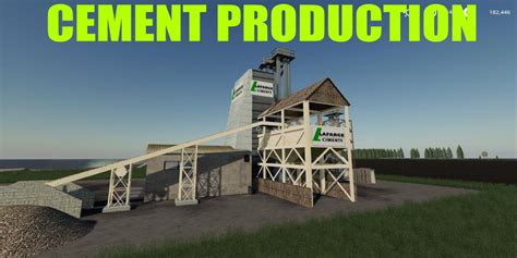 Cement Factory V10 Fs19 Farming Simulator 19 Mod Fs19 Mod