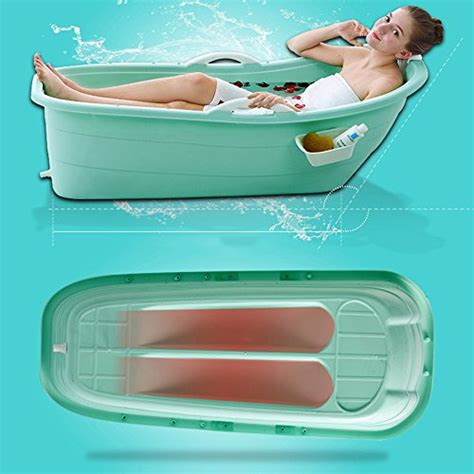 Der badezuber für erwachsene bietet platz für ein herrliches bad. JZM Faltbare Badewanne,Erwachsene Badewanne Aus Kunststoff ...