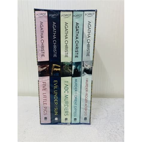 Agatha Christie Books Box Set The Best Of Poirot Shopee Philippines