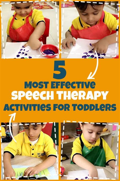 5 Most Effective Speech Therapy Activities For Kids Therapy