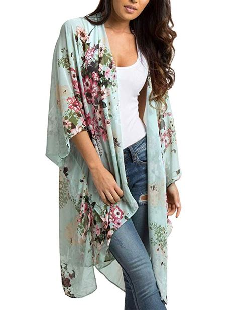 online best choice a daily low price store women s floral kimono cardigans chiffon open front