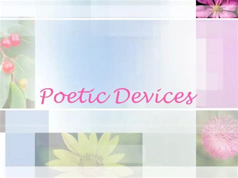 Ppt Poetic Devices Powerpoint Presentation Free Download Id2109006