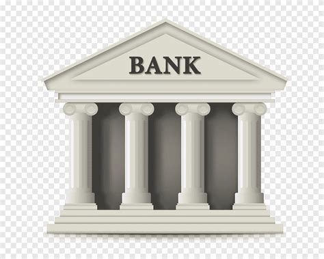 White Bank Illustration Online Banking Finance Icon White Bank