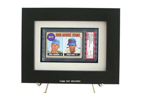 Sports Card Frame Display For A Psa Graded Horizontal Card Etsy
