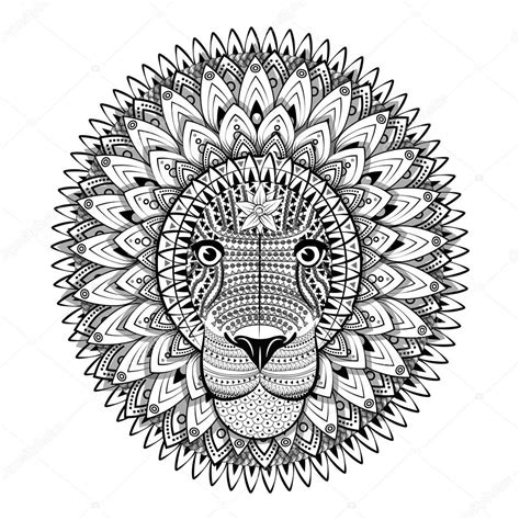 Manage your account and pay your bills online. Zentangle zdobené Lev. — Stock Vektor © lh #93926452