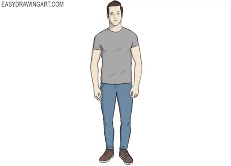 How To Draw A Man Body