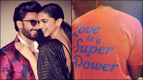 Love Is A Superpower Ranveer Singhs T Shirt Delivers A Strong