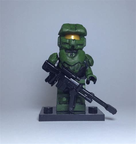 Custom Halo Master Chief Minifig By A8702131 On Deviantart
